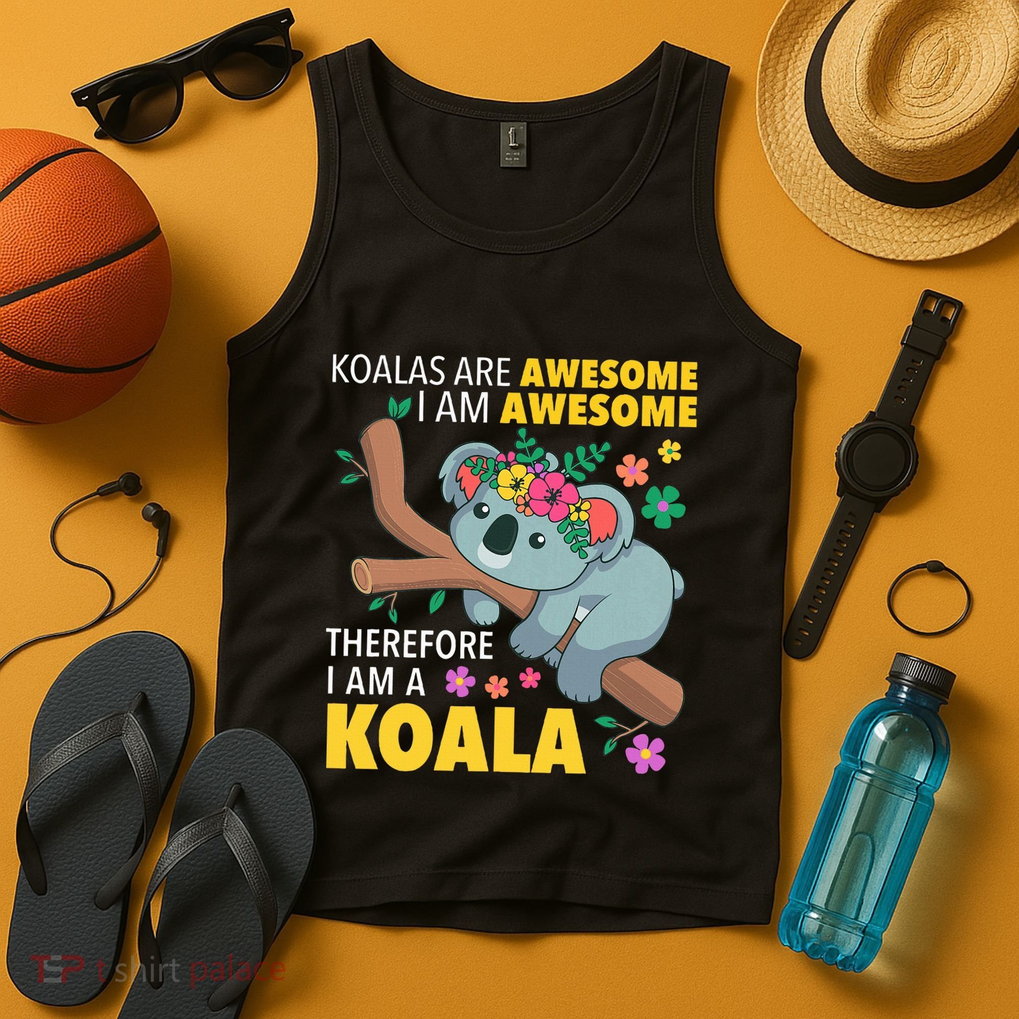 Koalas Are Awesome Funny Koala Bear Enthusiast Humor Outfit Tank Top