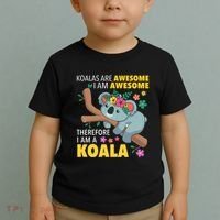 Koalas Are Awesome Funny Koala Bear Enthusiast Humor Outfit Toddler T-Shirt thumb 2