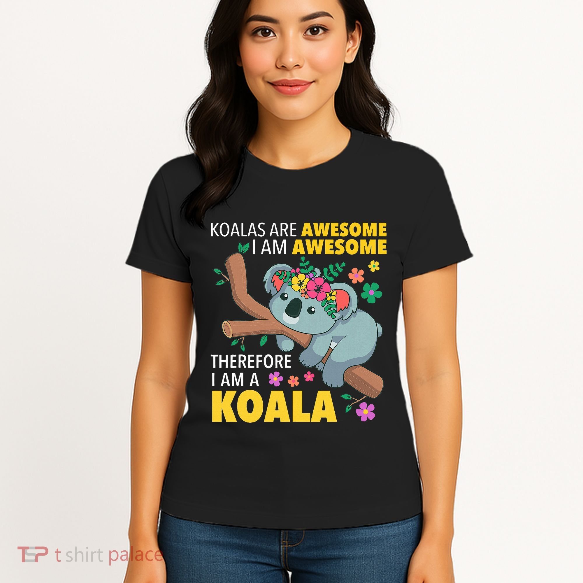 Koalas Are Awesome Funny Koala Bear Enthusiast Humor Outfit Women's T-Shirt