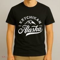 Ketchikan Alaska Ak Mountains Vintage Vacation Souvenir T-Shirt thumb 3