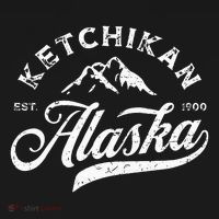 Ketchikan Alaska Ak Mountains Vintage Vacation Souvenir T-Shirt thumb 7