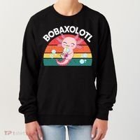 Kawaii Axolotl- Boba Tea Clothes Anime Women's Sweatshirt thumb 0