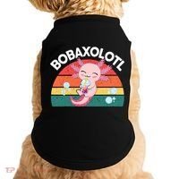 Kawaii Axolotl- Boba Tea Clothes Anime Doggie Tank thumb 0