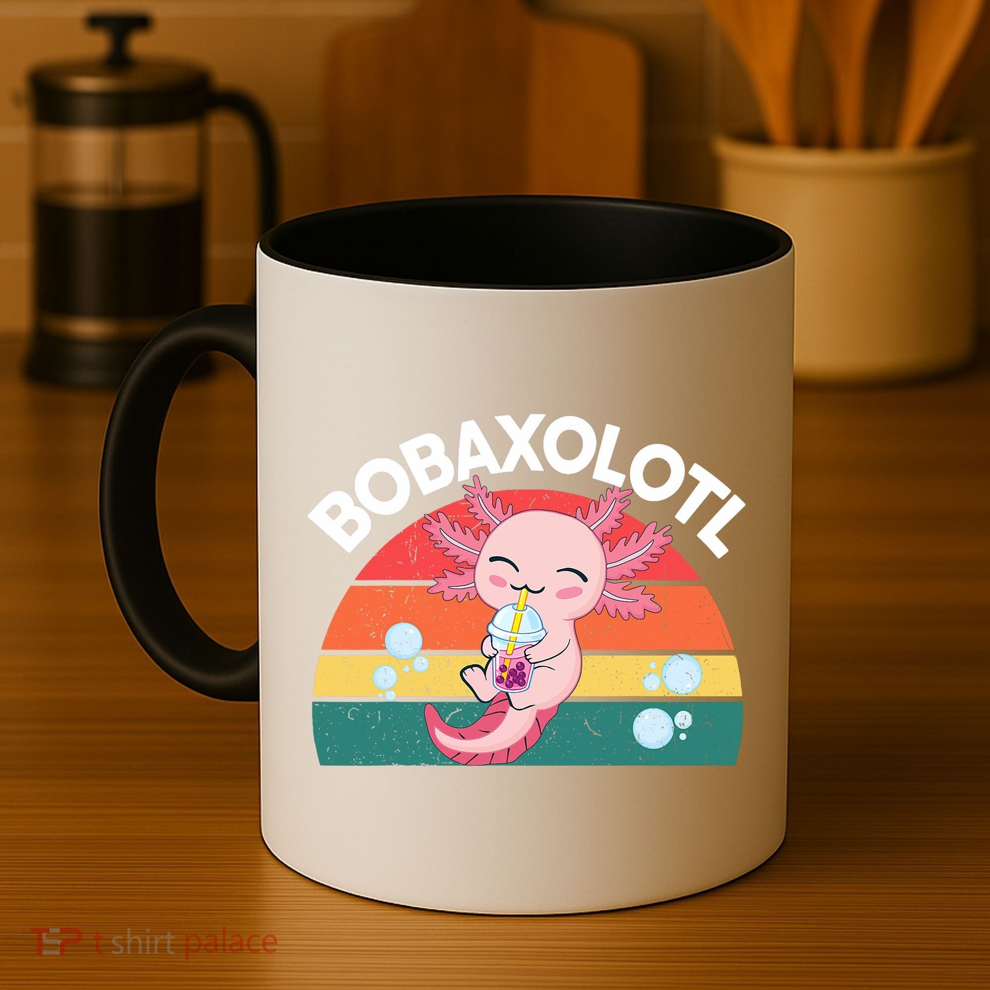 Kawaii Axolotl- Boba Tea Clothes Anime Coffee Mug