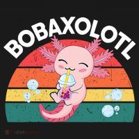 Kawaii Axolotl- Boba Tea Clothes Anime Women's Hoodie thumb 2