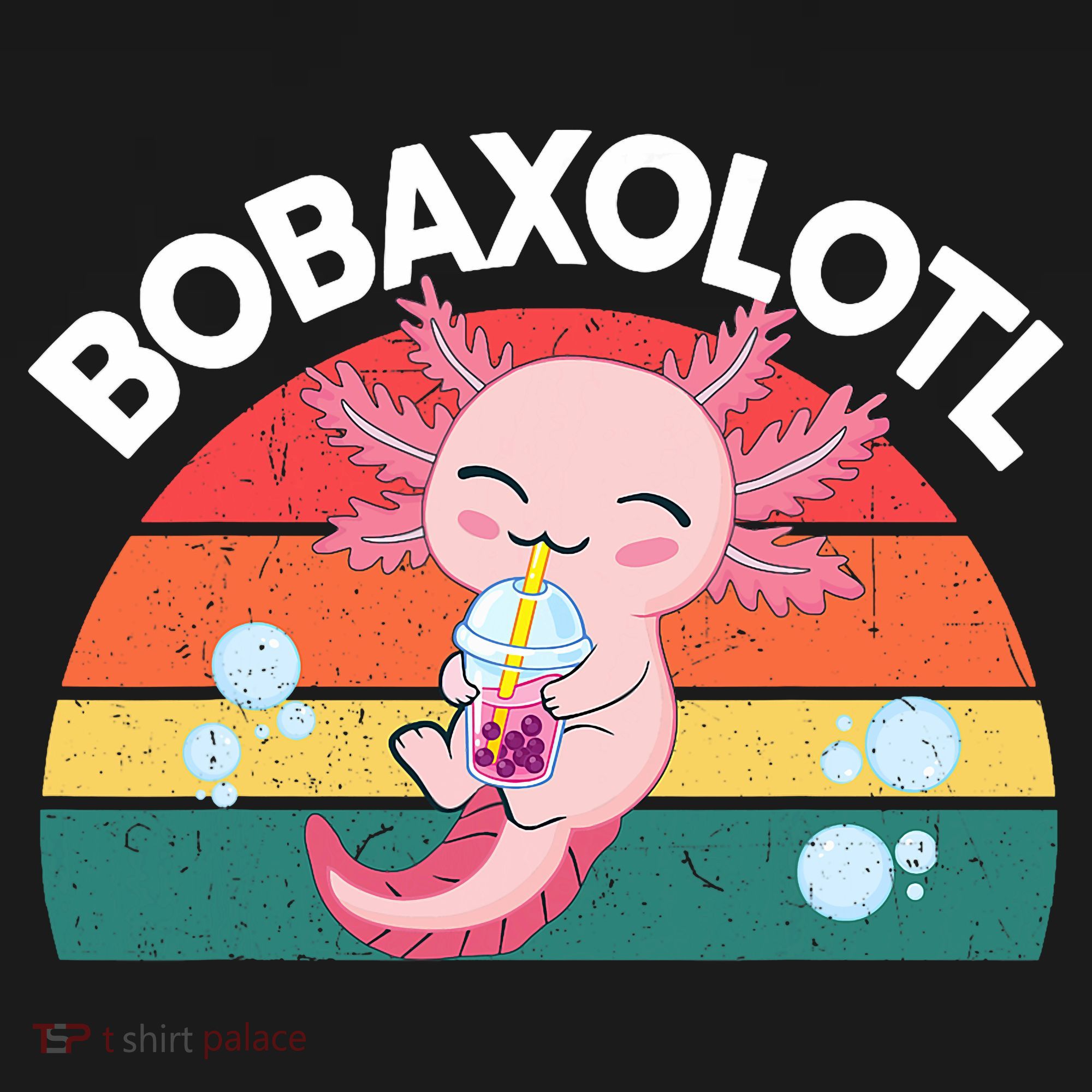 Kawaii Axolotl- Boba Tea Clothes Anime Women's Hoodie