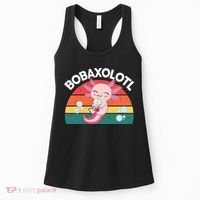 Kawaii Axolotl- Boba Tea Clothes Anime Women's Tank Top thumb 0