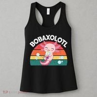 Kawaii Axolotl- Boba Tea Clothes Anime Women's Tank Top thumb 3