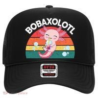 Kawaii Axolotl- Boba Tea Clothes Anime Hat thumb 0