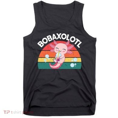 Kawaii Axolotl- Boba Tea Clothes Anime Tank Top