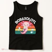 Kawaii Axolotl- Boba Tea Clothes Anime Tank Top thumb 2