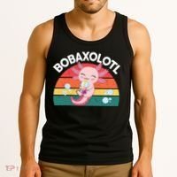 Kawaii Axolotl- Boba Tea Clothes Anime Tank Top thumb 3