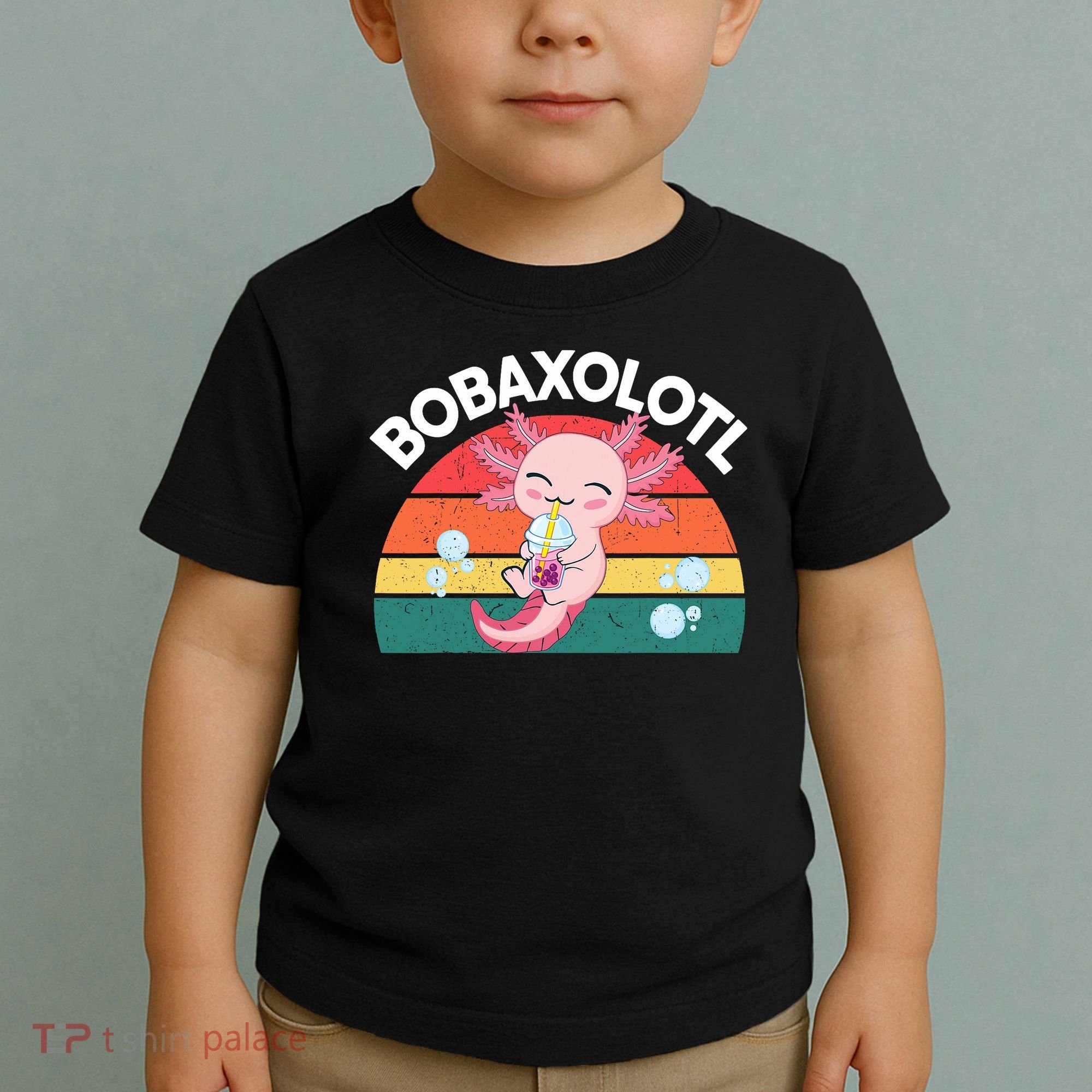 Kawaii Axolotl- Boba Tea Clothes Anime Toddler T-Shirt