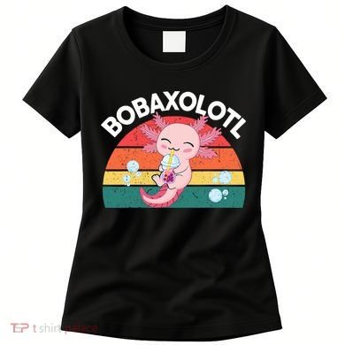 Kawaii Axolotl- Boba Tea Clothes Anime Women's T-Shirt