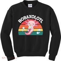 Kawaii Axolotl- Boba Tea Clothes Anime Kids Sweatshirt thumb 0