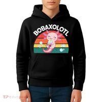 Kawaii Axolotl- Boba Tea Clothes Anime Kids Hoodie thumb 4