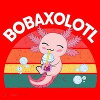 Kawaii Axolotl- Boba Tea Clothes Anime Santa Hat thumb 1