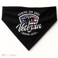 Kadena Air Base Veteran USAF Okinawa Japan USA-Made Doggie Bandana thumb 0
