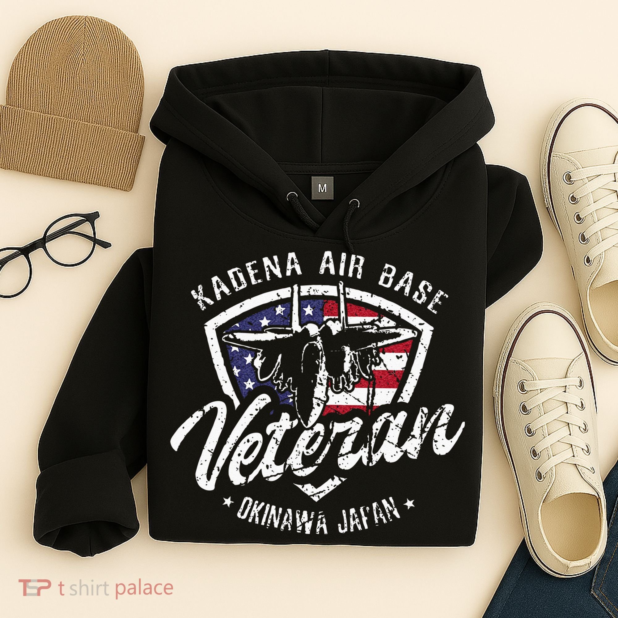Kadena Air Base Veteran USAF Okinawa Japan Hoodie
