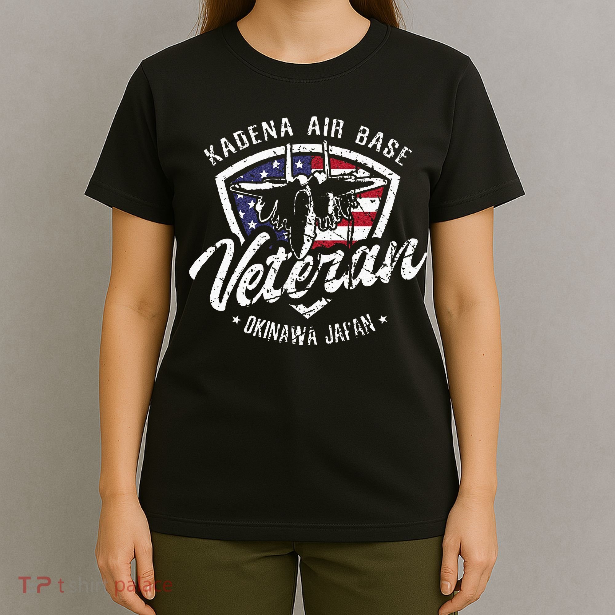 Kadena Air Base Veteran USAF Okinawa Japan T-Shirt