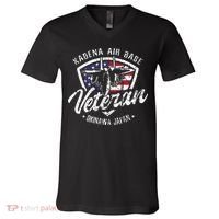 Kadena Air Base Veteran USAF Okinawa Japan V-Neck T-Shirt thumb 0