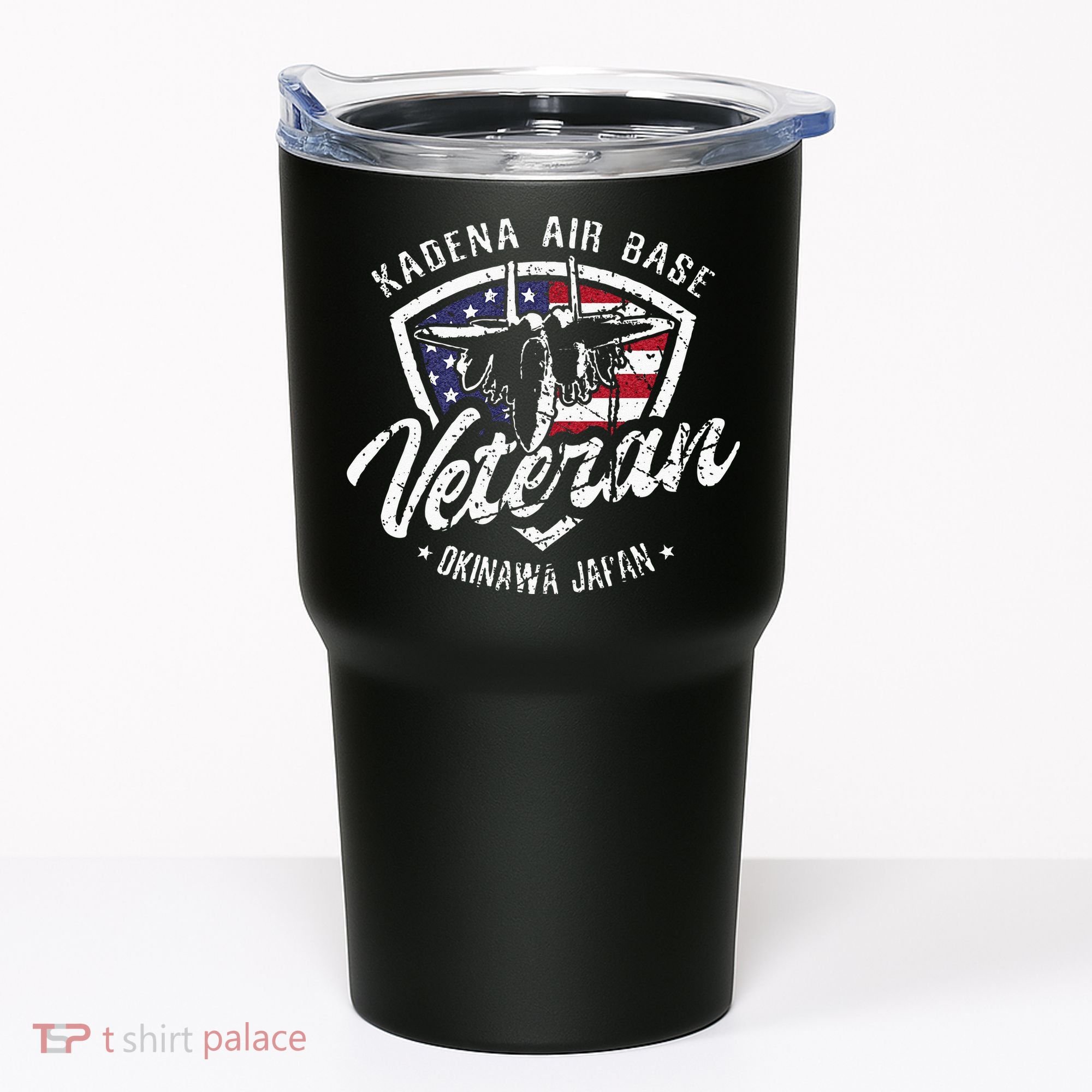 Kadena Air Base Veteran USAF Okinawa Japan Tumbler