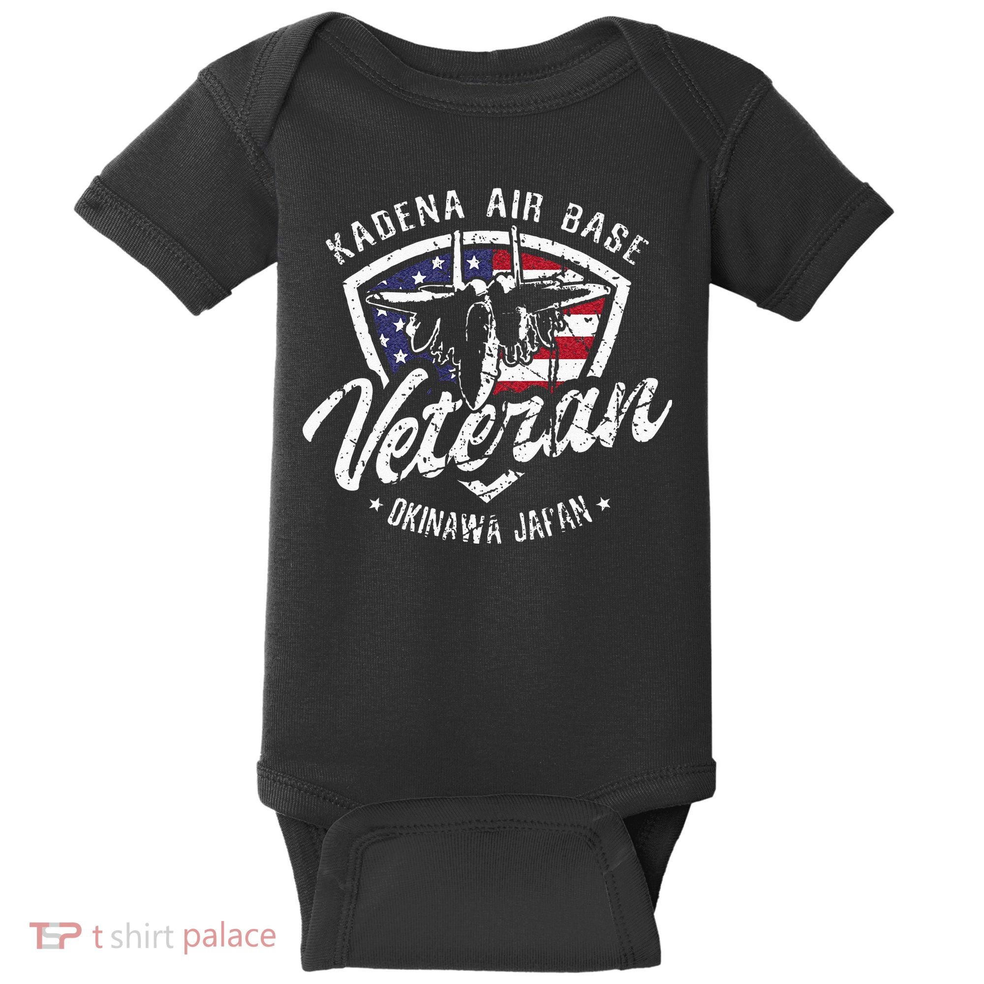 Kadena Air Base Veteran USAF Okinawa Japan Baby Bodysuit
