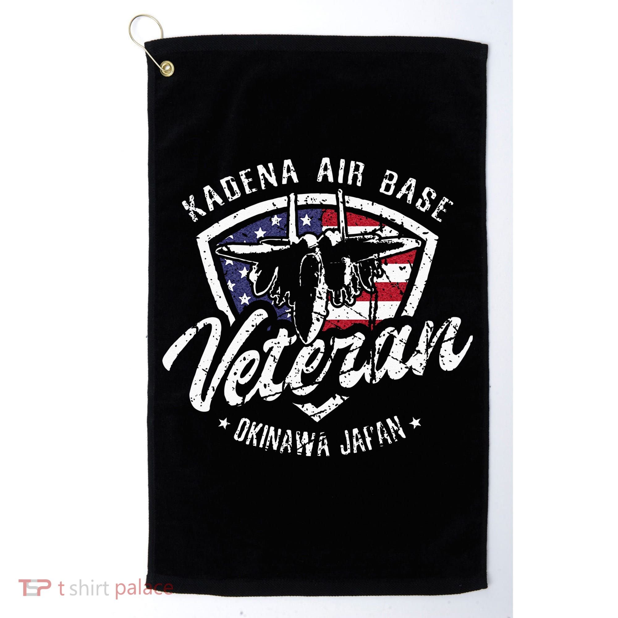 Kadena Air Base Veteran USAF Okinawa Japan Golf Towel
