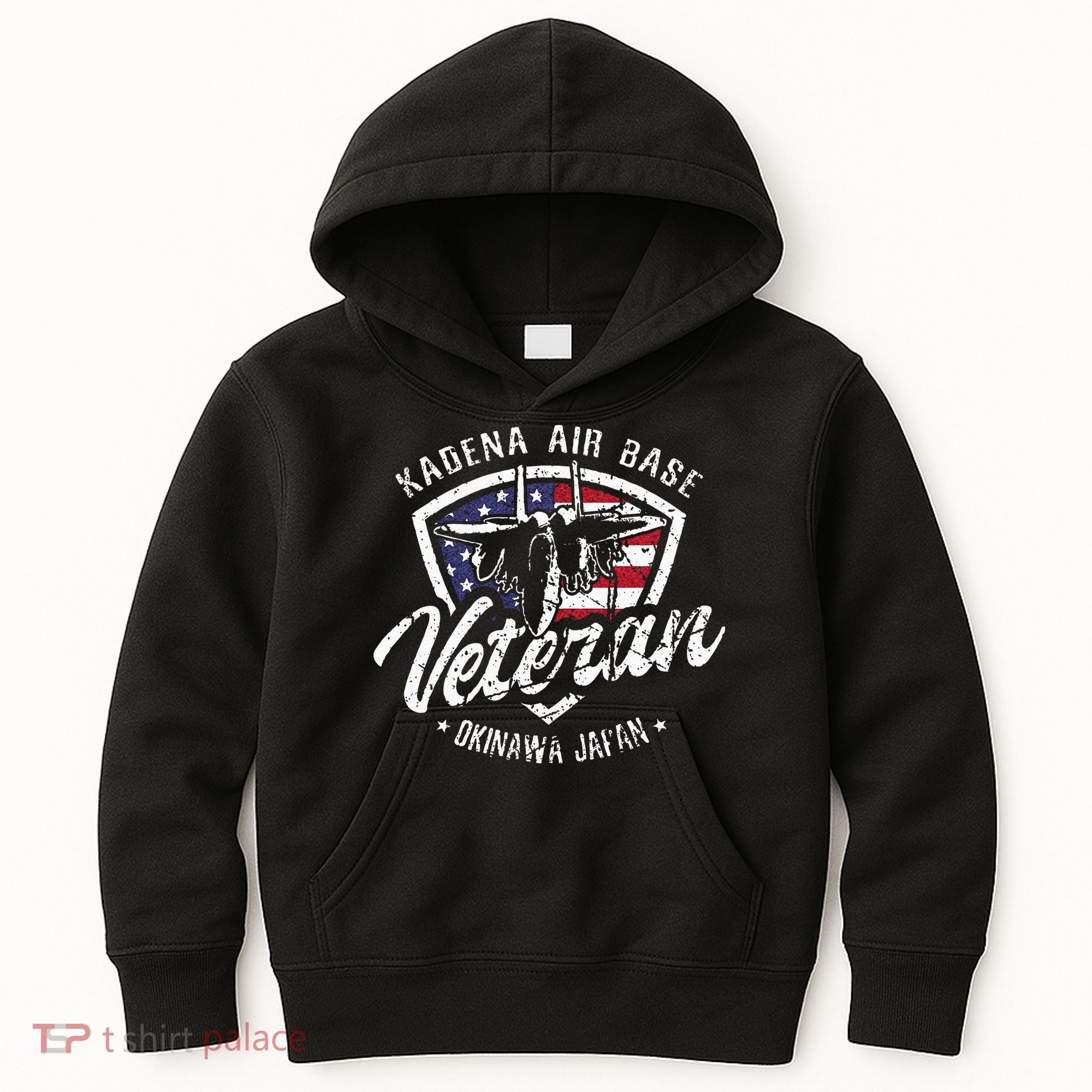 Kadena Air Base Veteran USAF Okinawa Japan Kids Hoodie