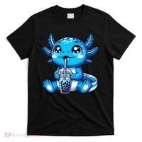Kawaii Axolotl Boba Tea Anime Bubble Tea Axolotl T-Shirt thumb 0