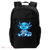 Kawaii Axolotl Boba Tea Anime Bubble Tea Axolotl Backpack thumb 0