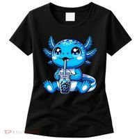 Kawaii Axolotl Boba Tea Anime Bubble Tea Axolotl Women's T-Shirt thumb 0