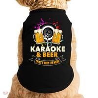 Karaoke And Beer That's Why I'm Here Karaoke Singer Karaoke Doggie Tank thumb 0