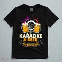 Karaoke And Beer That's Why I'm Here Karaoke Singer Karaoke T-Shirt thumb 5