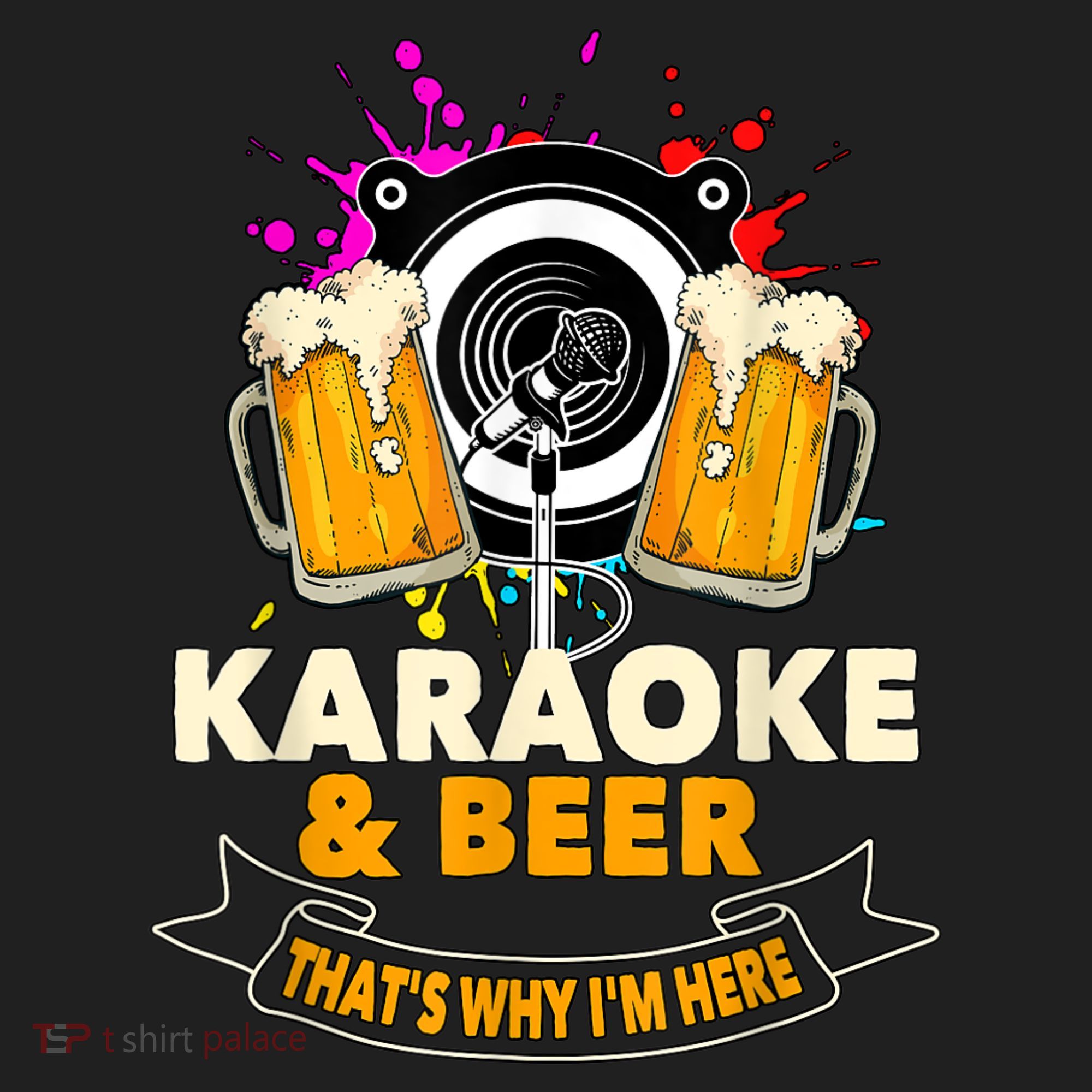 Karaoke And Beer That's Why I'm Here Karaoke Singer Karaoke Beanie