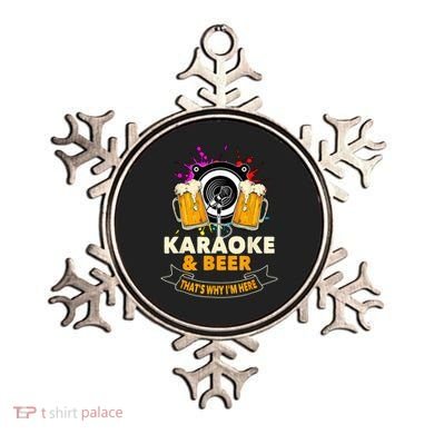 Karaoke And Beer That's Why I'm Here Karaoke Singer Karaoke Ornament