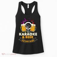 Karaoke And Beer That's Why I'm Here Karaoke Singer Karaoke Women's Tank Top thumb 0
