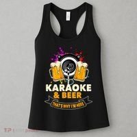 Karaoke And Beer That's Why I'm Here Karaoke Singer Karaoke Women's Tank Top thumb 3