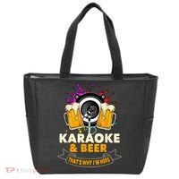 Karaoke And Beer That's Why I'm Here Karaoke Singer Karaoke Tote Bag thumb 0