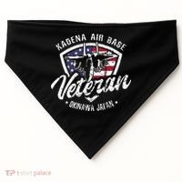 Kadena Air Base Veteran USAF Okinawa Japan USA-Made Doggie Bandana thumb 0