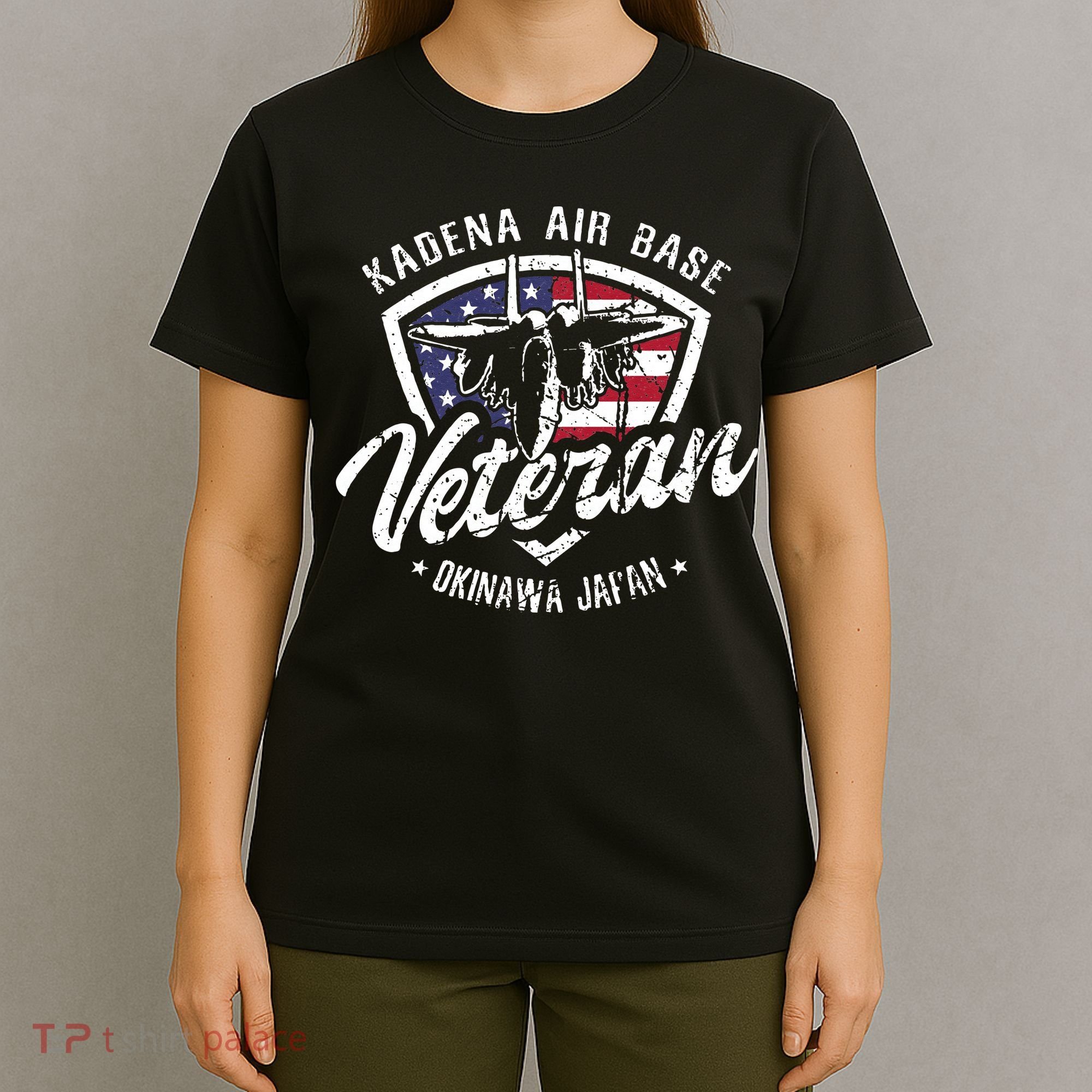 Kadena Air Base Veteran USAF Okinawa Japan T-Shirt