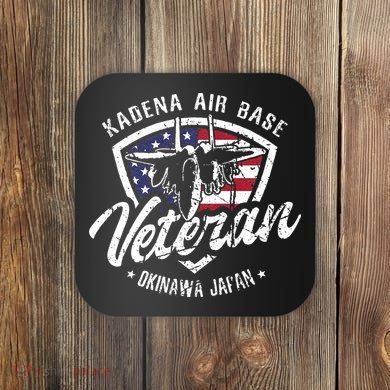 Kadena Air Base Veteran USAF Okinawa Japan Coaster