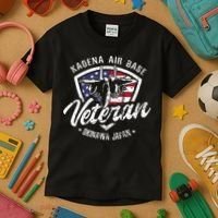 Kadena Air Base Veteran USAF Okinawa Japan Kids T-Shirt thumb 3