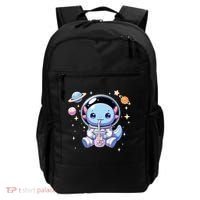 Kawaii Axolotl Bubble Tea Boba Tea Astronaut Space Axolotl Backpack thumb 0