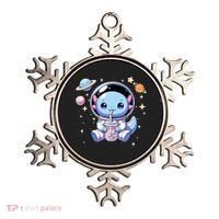 Kawaii Axolotl Bubble Tea Boba Tea Astronaut Space Axolotl Ornament thumb 0