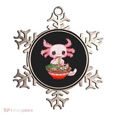 Kawaii Axolotl Eating Ra Noodles Anime Gift Ornament