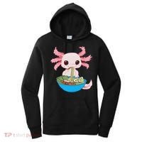 Kawaii Axolotl Eating Ra Noodles Anime  Women's Hoodie thumb 0