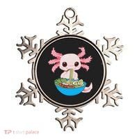 Kawaii Axolotl Eating Ra Noodles Anime  Ornament thumb 0