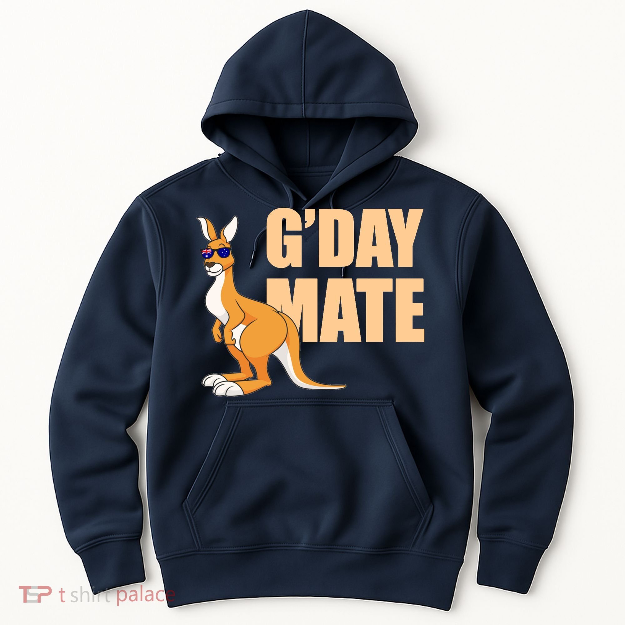 Kangaroo Australia G'Day Mate Australian Symbol Hoodie