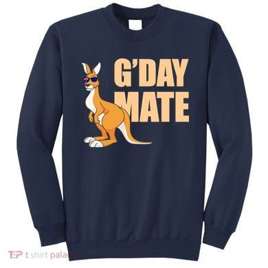 Kangaroo Australia G'Day Mate Australian Symbol Sweatshirt